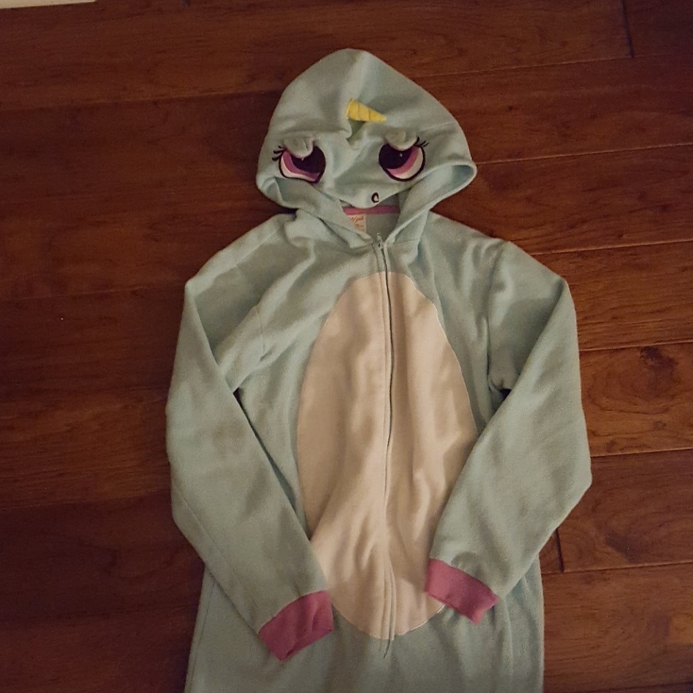 Cat & Jack Unicorn Onesie Pajamas 10-12